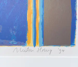 Milou Honig - Koningssteden II, zeefdruk (groot, in passe-partout) kopen? Bied vanaf 30!