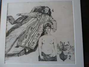 Herman Berserik - grote ets - 1971 kopen? Bied vanaf 80!