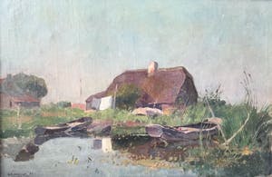 Gerbrand Frederik van Schagen - A7739 - Pramen langs de vaart kopen? Bied vanaf 250!