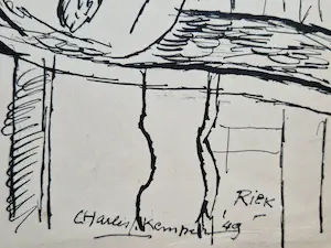 Charles J. Kemper - drie (3) houtskool/pastel/inkt tekeningen van dames - gesigneerd kopen? Bied vanaf 1!