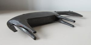 Niet of onleesbaar gesigneerd - naïef plaatstalen paard kopen? Bied vanaf 1!