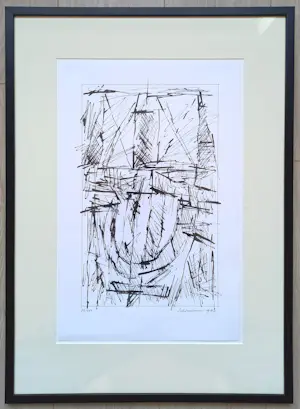 Jan Schoonhoven - Formatie, zeefdruk (netjes ingelijst) kopen? Bied vanaf 195!