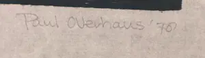 Paul Overhaus - Houtsnede op Japans papier, Zee no. 15 kopen? Bied vanaf 125!