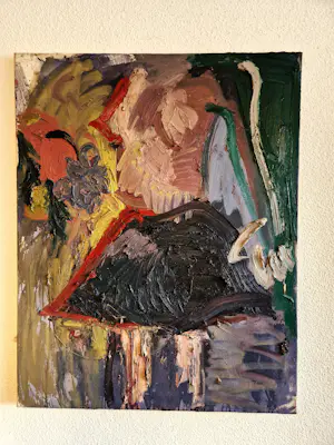 Niet of onleesbaar gesigneerd - Groot jaren 50 of 60 olieverf "vrouwelijk naakt" monogram "CW" kopen? Bied vanaf 10!