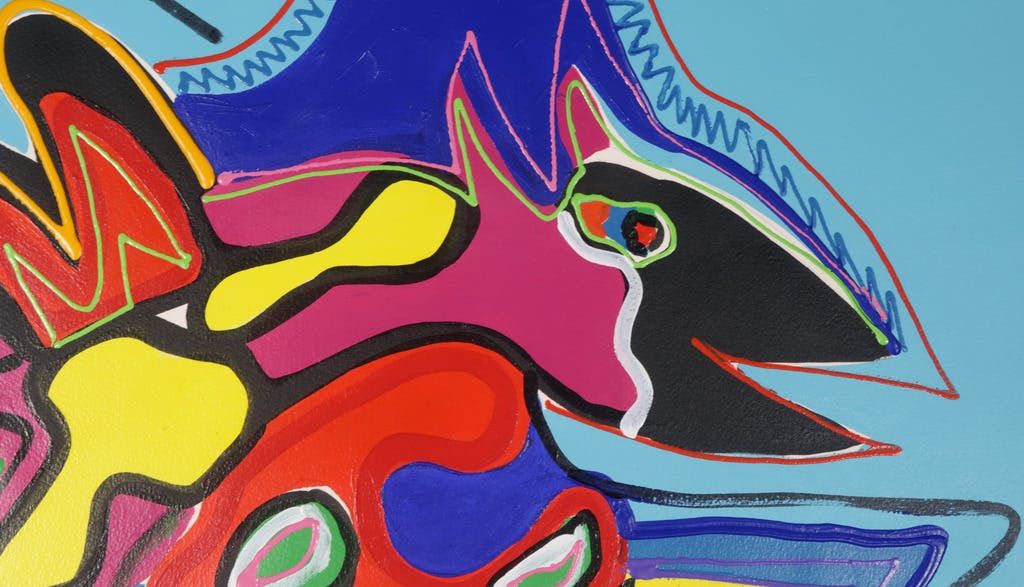 Marianne Naerebout - Marianne Naerebout: Acryl op papier, Zonder titel kopen? Bied vanaf 70!