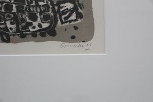 Corneille - Ingelijste litho: Entre jour et nuit I - 1961 (oplage slechts 25 exemplaren!) kopen? Bied vanaf 399!