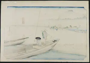 Ando Hiroshige - Houtdruk, Mitsuke kopen? Bied vanaf 35!