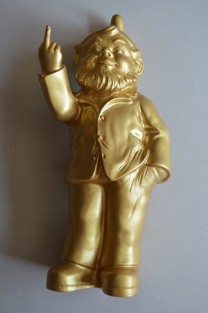 Ottmar Horl - Grote Gnome F*ck You Gesture Goud kopen? Bied vanaf 1!