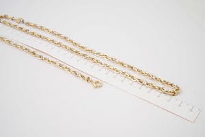 2541 - 14 Krt - Fraaie SET (collier & armband) Bicolor-gouden Prince of Wales kopen? Bied vanaf 670!