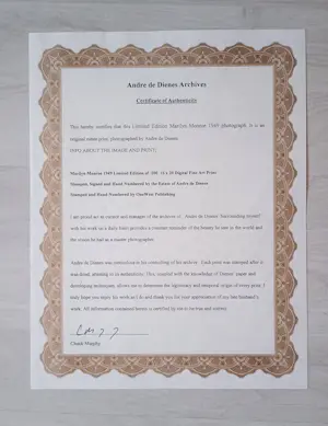 Andre De Dienes - Marilyn Monroe, 1949/2006 - Auflage von 200 - drucksigniert kopen? Bied vanaf 450!