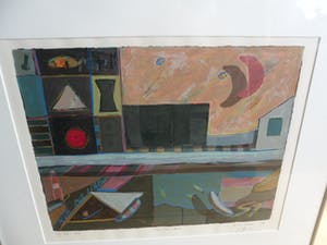 Eric Toebosch - Litho. Titel, "Hemelland". kopen? Bied vanaf 35!