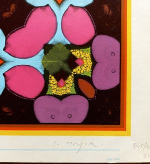 Shinkichi Tajiri - My secret garden no 2, gesigneerde offset kopen? Bied vanaf 75!