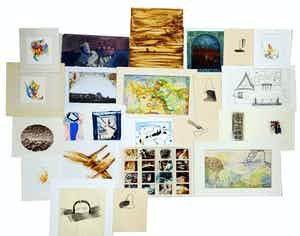 Erzsi Sandor Banfi - en vele andere! - Groot lot met 37 werken op papier verkocht voor € 50!