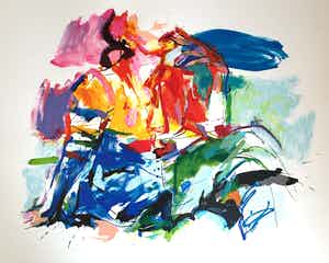 Lou Thissen - Zittende vrouw verkocht voor € 40!