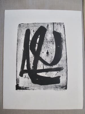 Wim Motz - Litho "Teken no.1" kopen? Bied vanaf 45!