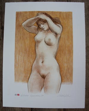 Buy Enric Adsera Riba - litho: naakt: Dolores - 1996? Bid from 50!