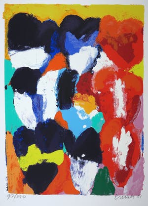 Jan Cremer - Zeefdruk, Tulips I kopen? Bied vanaf 150!