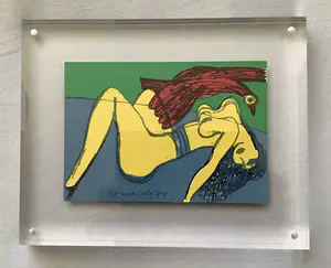 Corneille - Invitation avec originale lithographie "La conquête d l'oiseau". kaufen? Bieten Sie von 145!