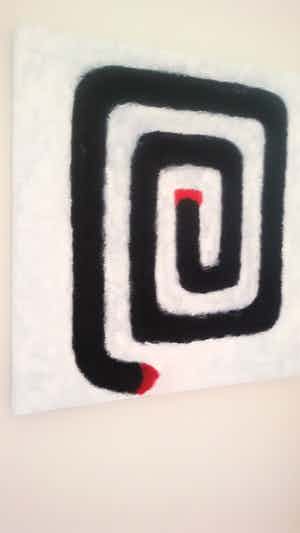 John Foppen - Abstract zonder titel verkocht voor € 225!