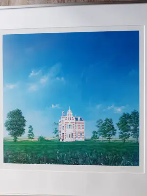 Gerrie Wachtmeester - Litho, titel, Huis de Wolf kopen? Bied vanaf 80!