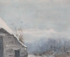 Willem G.F. Jansen - Schapen met schaapsherder in de winter kopen? Bied vanaf 100!