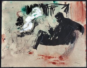 Luis Filcer - Zeefdruk met acryl, In de metro kopen? Bied vanaf 1!