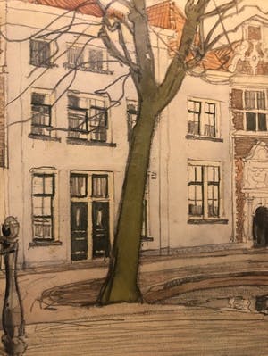 Gerrit Haverkamp - stadgezicht met kerk kopen? Bied vanaf 5!