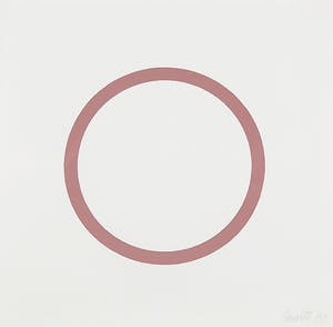 Sol LeWitt - Zeefdruk uit de serie 'Five Geometric Figures in Five Colors' - Ingelijst kopen? Bied vanaf 500!