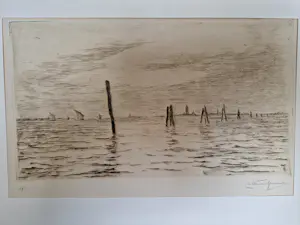 Carel Nicolaas Storm van 's-Gravesande - Meerpalen bij Venetië kopen? Bied vanaf 50!