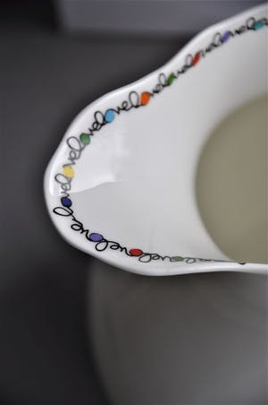 Delphine Boel - Delphine Boel-Tafelkan 'Love'(niet meer in handel verkrijgbaar)+certificaat+ ori kopen? Bied vanaf 55!