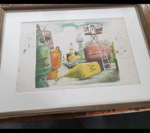 Herman Berserik - Helmsman, kleurenlitho 151/200 kopen? Bied vanaf 45!