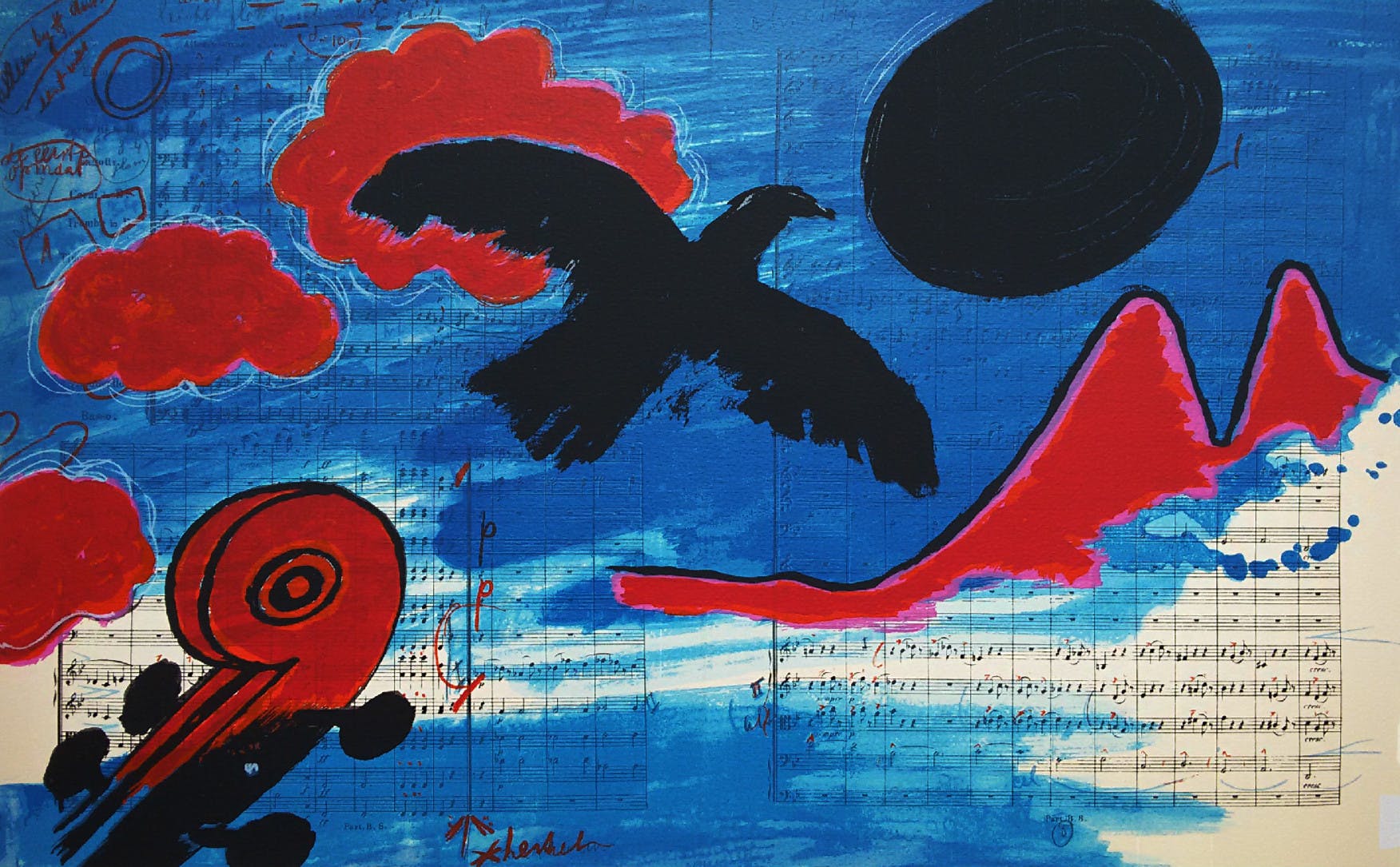 Corneille - Complete “100 jaar Concertgebouw” portfolio met 6 zeefdrukken kopen? Bied vanaf 1000!