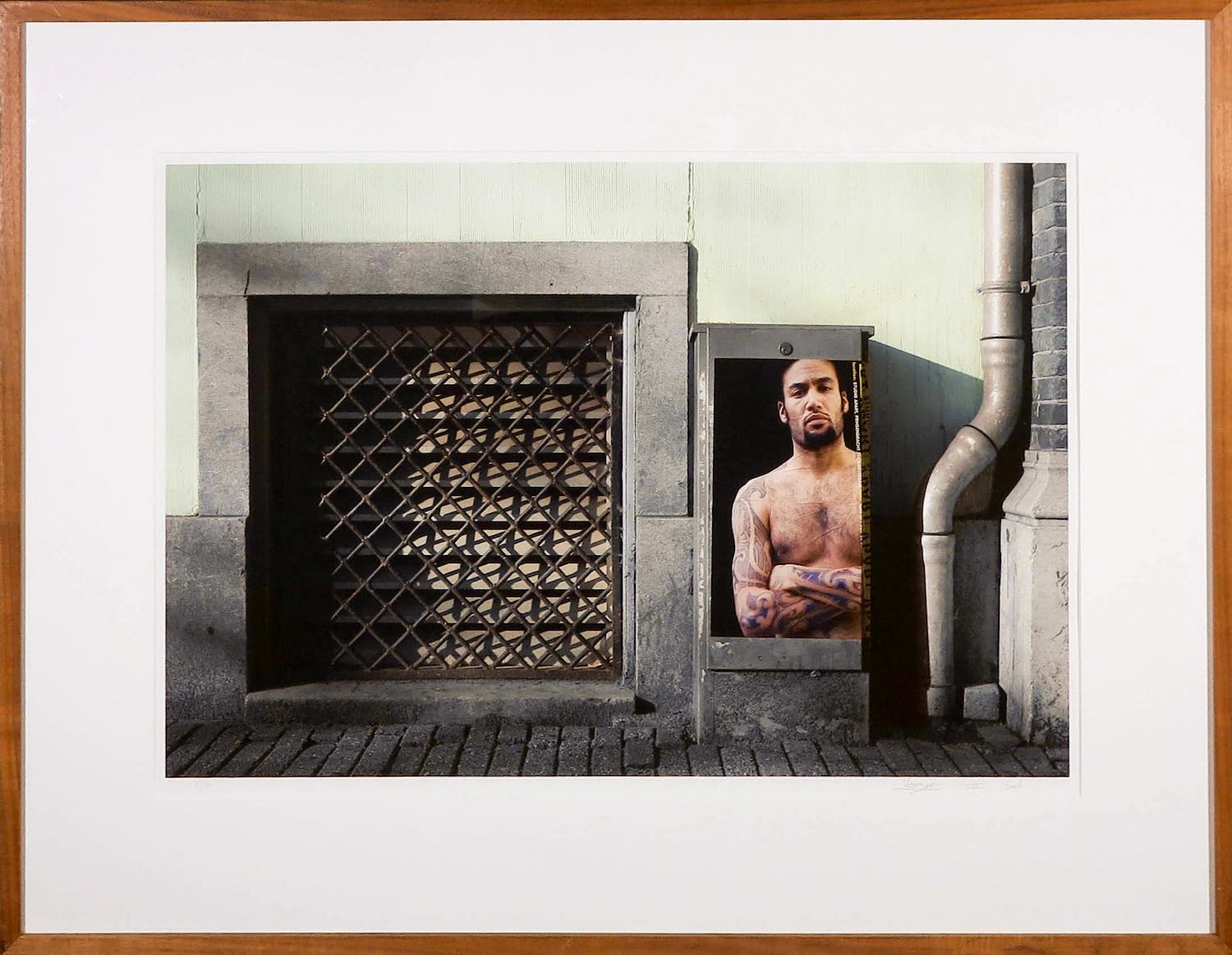 Mark Verdoes - Giclée, Tralie Tijd - Ingelijst (Groot) kopen? Bied vanaf 1!