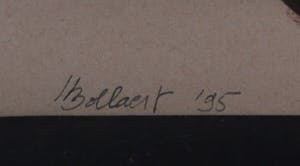 Jan Bollaert - Gemengde techniek op papier, La comptabilité - Ingelijst kopen? Bied vanaf 1!