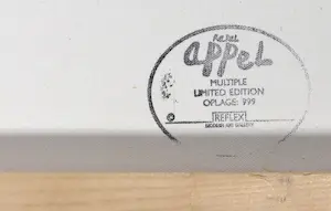 Karel Appel - Zeefdruk op doek, Clown Cat - Ingelijst kopen? Bied vanaf 120!