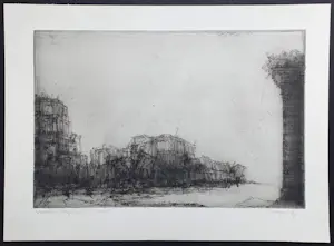 Dirkje Kuik - Venetië, ets (zeer kleine oplage) kopen? Bied vanaf 95!