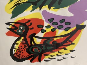 Anton Rooskens - kleurenzeefdruk - 'Lente' - 1973 kopen? Bied vanaf 199!