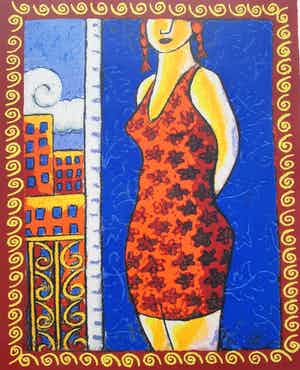 Jacques Tange - Summerdressed verkocht voor € 90!