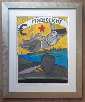 Corneille - Zeefdruk " Maastricht " uit 2001 verkocht voor € 160!