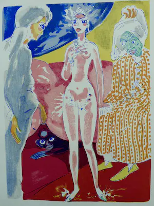 Kees van Dongen - Gravure uit 1001 nacht: ' Le nègre sur le lit' kopen? Bied vanaf 5!