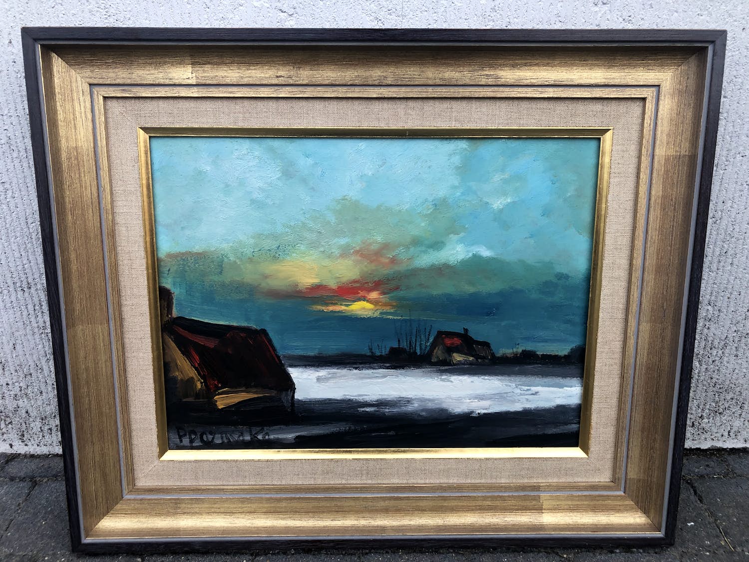 Paul Permeke - Landschap verkocht voor € 399!
