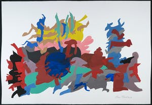 Henri Plaat - Gouache op papier, Zonder titel (Groot) kopen? Bied vanaf 1!