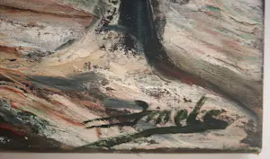 Jacques Mels - Landschap. Bos in de sneeuw. kopen? Bied vanaf 69!