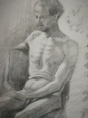 Sierk Schroder - Portret man. Naakt. kopen? Bied vanaf 75!