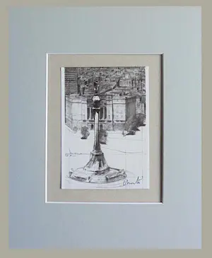 Christo - Project Monument Christobal Colòn , Barcelona 1978 - artcard - handgesigneerd kopen? Bied vanaf 90!