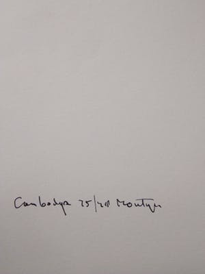 Jan Montyn - Cambodja Lithografie -1978 kopen? Bied vanaf 10!