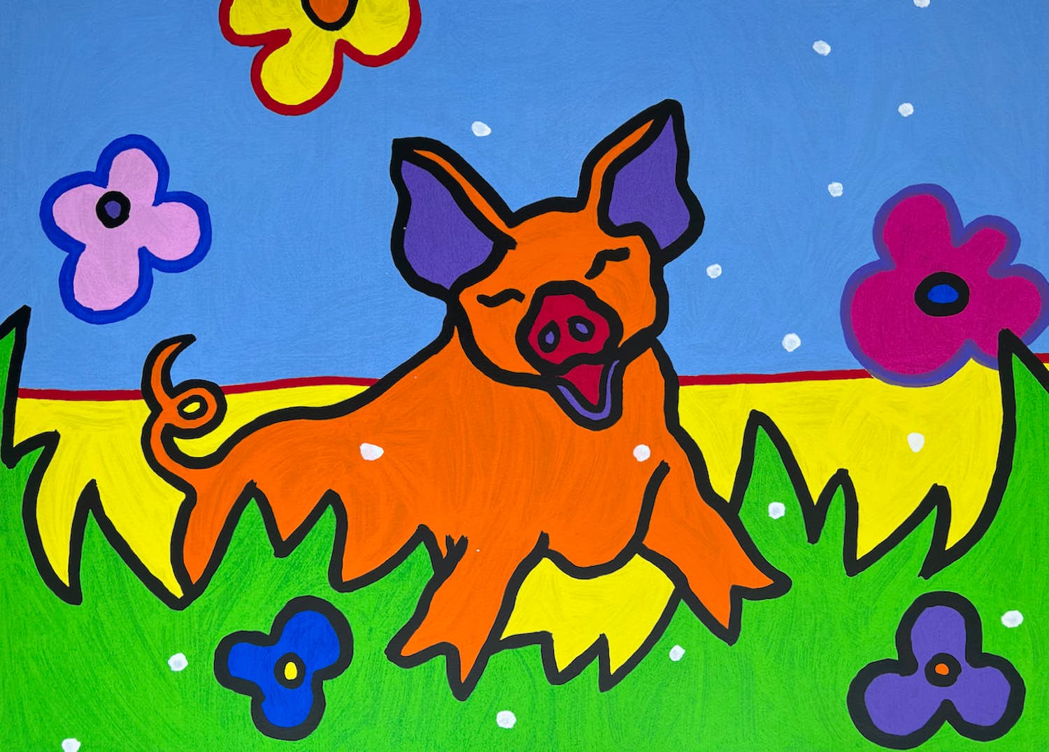 Shunyam - handgesigneerde zeefdruk | 'Arthur' | 1993 verkocht voor € 1!