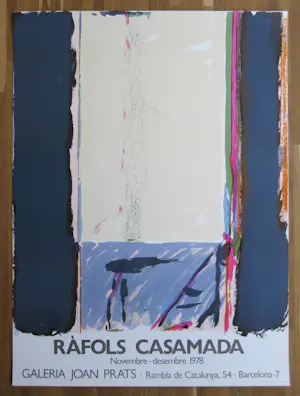 Albert Rafols Casamada - Origineel Lithografisch Affiche - 1978 kopen? Bied vanaf 58!