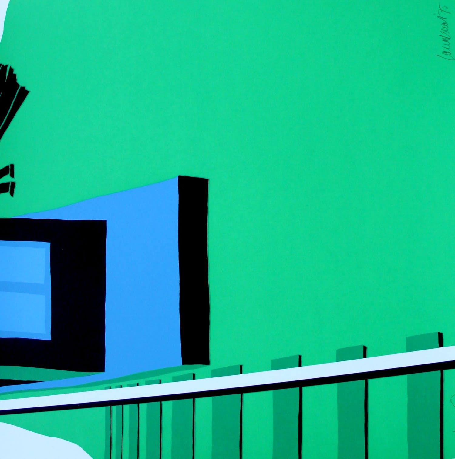 Hans Landsaat - Zeefdruk - 1975 verkocht voor € 45!