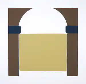 Hans Landsaat - Zeefdruk, Praag verkocht voor € 40!